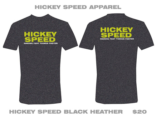 Hickey Speed Black Heather T Shirt
