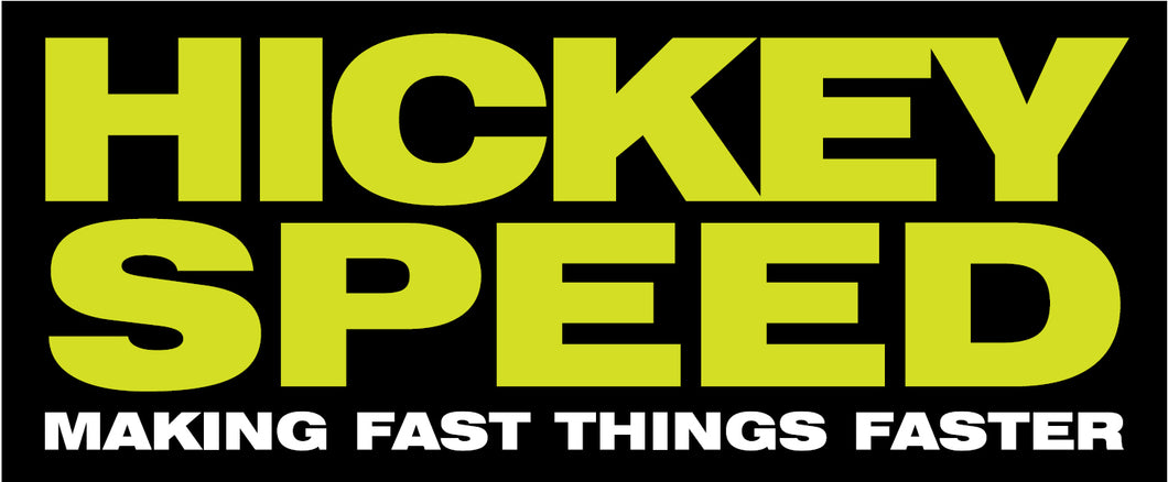 Hickey Speed Logo Sticker